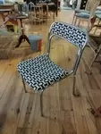 Space age chrome chair