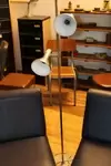 Space age chrome floor lamp