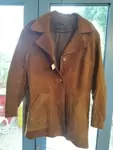 Suede jacket size M 