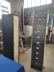 Ten-flap metal filing cabinet 