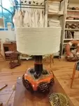 Vintage ceramic lamp 70s