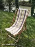 Vintage deckchair 