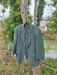 Vintage green wool jacket