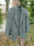 Vintage green wool jacket