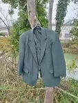 Vintage green wool jacket