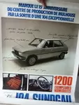 Vintage poster Peugeot 104 Sundgau