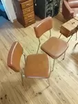 Vintage skai chairs