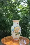 Vintage vase floral decor