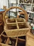 Wicker bottle holder 